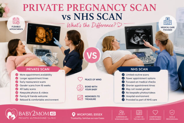Private Pregnancy Scan vs NHS Scan: What’s the Difference?